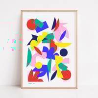 Image 1 of Sérigraphie "Random Shapes"