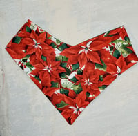 Image 3 of Poinsettia Bandana ⚘️