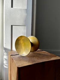 Image 1 of Circular Push-Pull Door Handle in Bronze, France