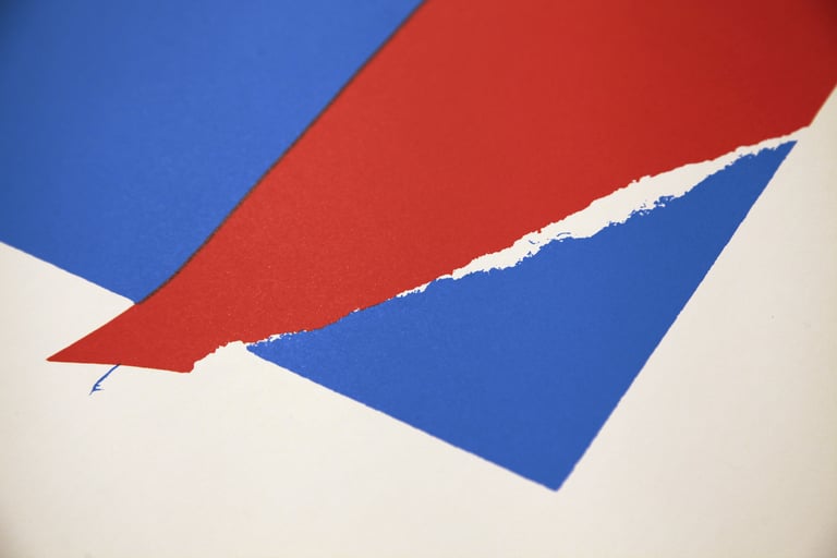 “Untitled (Butterfly)" Limited Edition Serigraph Print Image 2