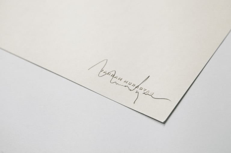 “Untitled (Butterfly)" Limited Edition Serigraph Print Image 3