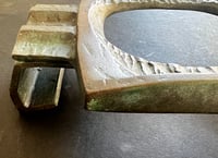Image 4 of Full-Width Door Handle in Bronze, 1970s
