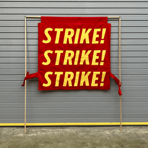 STRIKE! STRIKE! STRIKE! banner pre-order