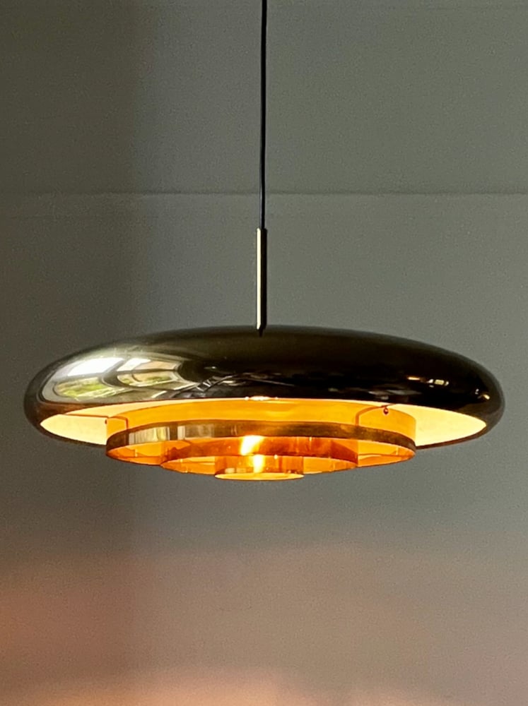 Image of Brass Pendant Light by Bergboms, Sweden