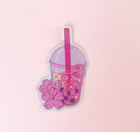 Image 1 of Bubble Tea Sakura - Stickers