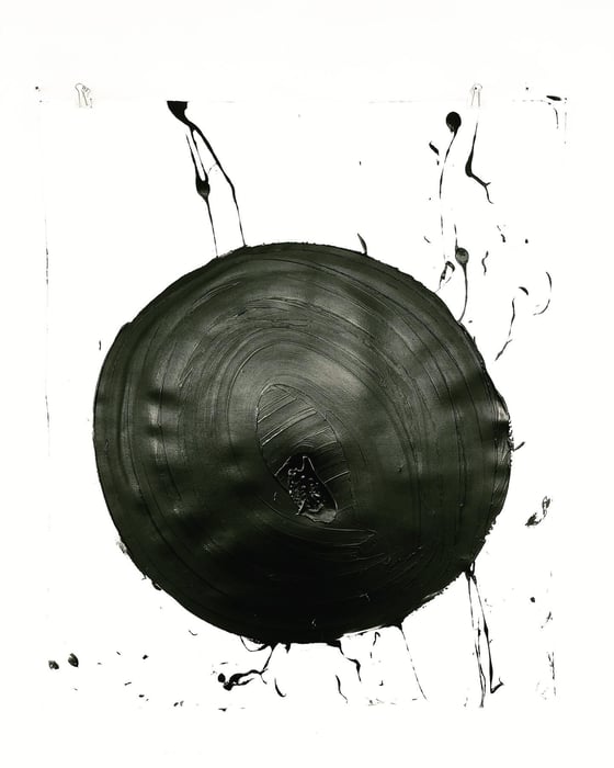 Image of 'Untitled' acrylic on Zerkall paper