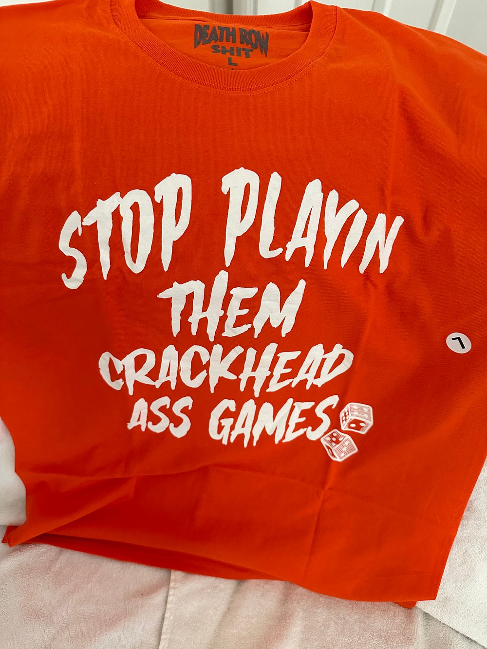 Stop Playin Them Crackhead Ass Games Shirt