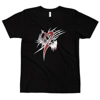 Image 1 of NECROVORE - N LOGO - EQUITANT 2017 (WHITE & RED PRINT)
