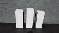 Pedestals wood white 