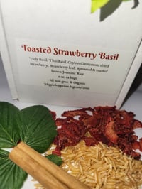 Image 3 of Toasted Strawberry Basil tea - Bagged & Loose