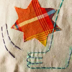 Image of Hand Embroidered Tote Bag