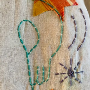 Image of Hand Embroidered Tote Bag