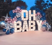 OH Baby  design with balloons 