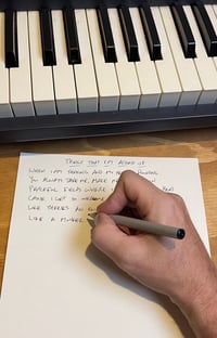 Image 1 of Handwritten Lyrics