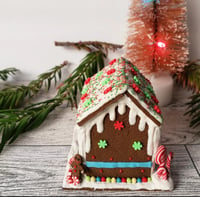 Image 2 of Winter Wonderland GingerBread Decor House 