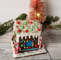 Image 3 of Winter Wonderland GingerBread Decor House 