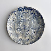 Image 1 of Cobalt Feather Dinner Plate 