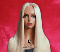 613 Straight Blonde HD Glueless Wig