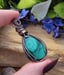 Image of Malachite Wire Wrapped in Copper #4