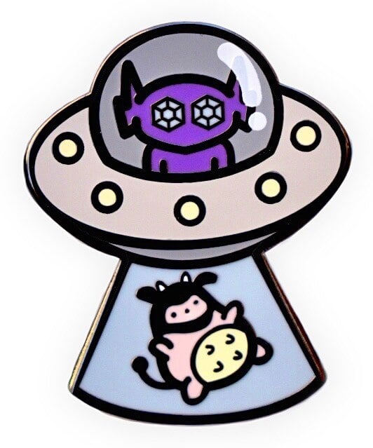 Sableye UFO Miltank Abduction Pin