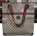 Image of  Vtg. Gucci Large Brown Monogram Tote