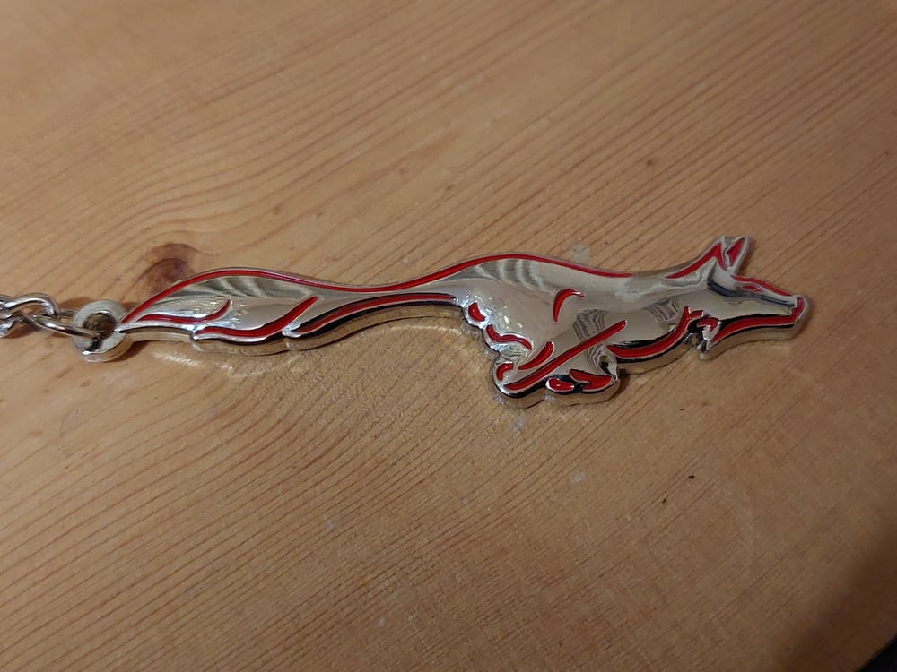 HSA Running Fox Keyring