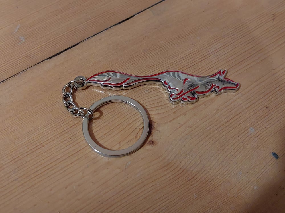 HSA Running Fox Keyring