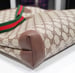 Image of  Vtg. Gucci Large Brown Monogram Tote