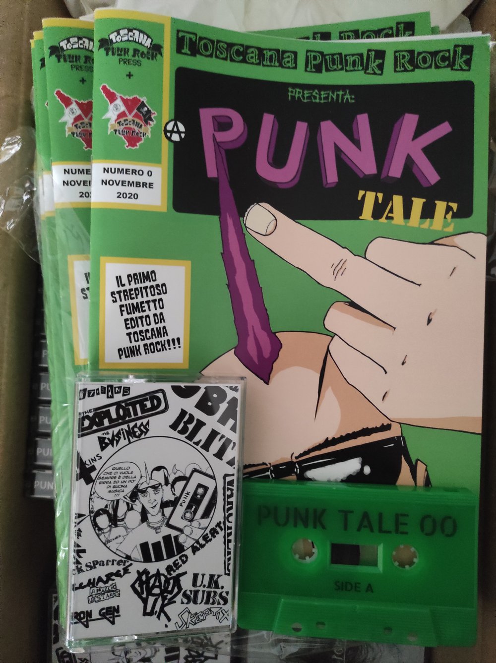  PUNK TALE #0 - Reissue. COMIC + TAPE