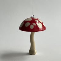 Image 1 of Red Mushroom Ornament