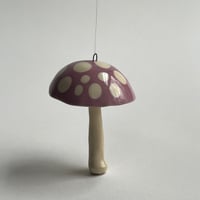 Image 1 of Light Plum Mushroom Ornament