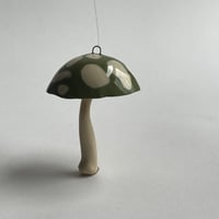 Image 1 of Light Grass Mushroom Ornament