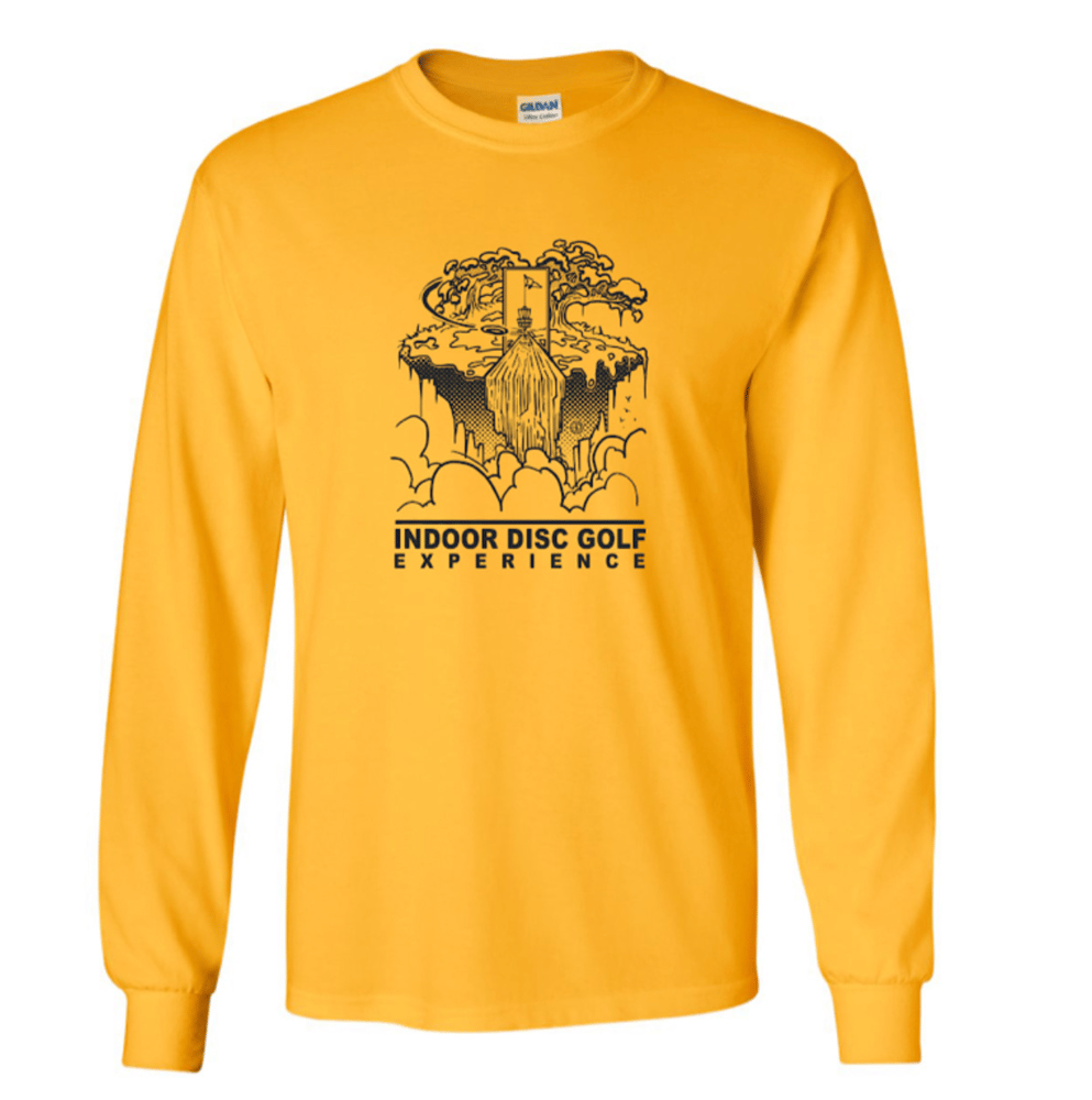 Image of Indoor Disc Golf Experiance 2023 event shirt 