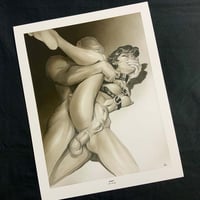 "Abby Floored" Reproduction Print