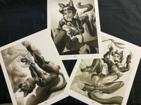 "Playful Kitty Abby" Reproduction Print Set