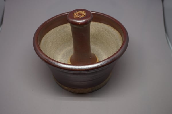 Image of Rust-Red Mortar & Pestle