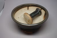 Image 2 of Bronze Green Mortar & Pestle