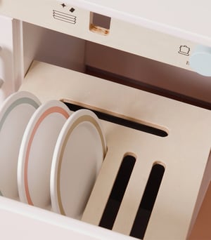 Image of Play Kitchen with dishwasher -Kid's Concept