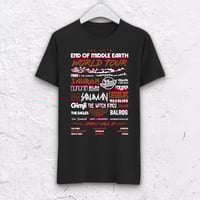  End Of Middle Earth Tour T-Shirt - Men's / Unisex & Women's Fit - Parody Shirt