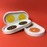 Image 1 of Vide-poche ronds colorblock terrazzo