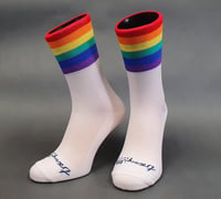 Image 1 of Rainbow Cycling Socks