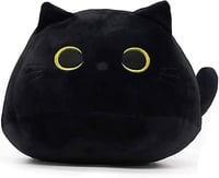 Black Cat Plush Toy (5, 7, 15 Inches)