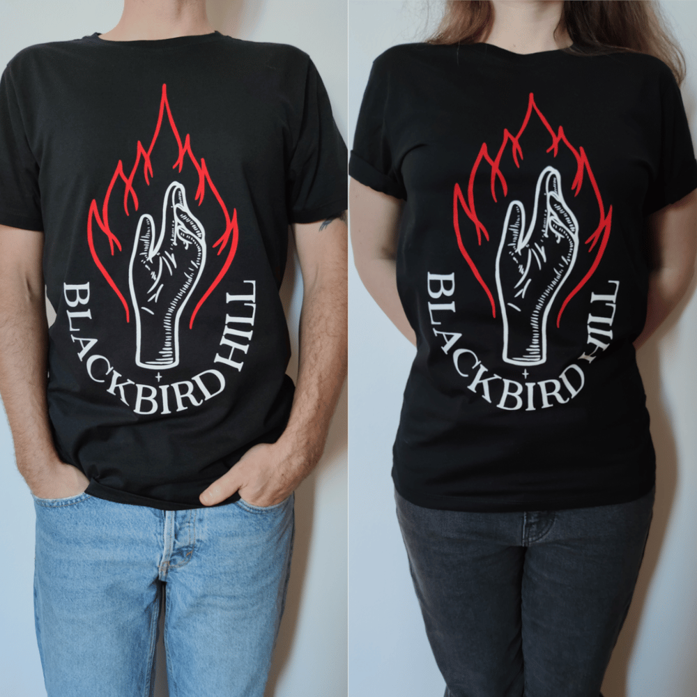 Image of Tee Shirt Hand/Flame