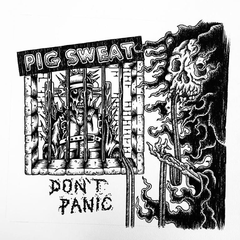 Image of PIG SWEAT "Don't Panic" LP