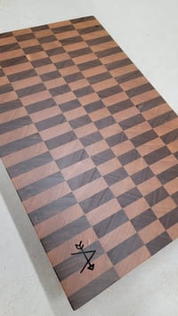 Image 2 of "CHECKERS" END-GRAIN CUTTING BOARD 