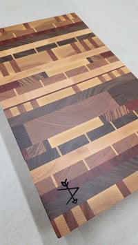 Image 2 of "DEVIL'S CUT" END-GRAIN CUTTING BOARD