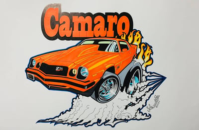 Image of "CAMARO" - Art Print