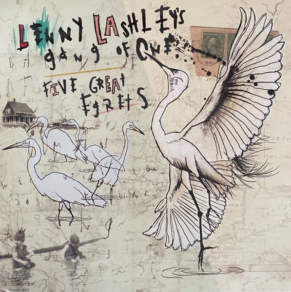 Image of *NEW* Lenny Lashley's Gang Of One – Five Great Egrets LP