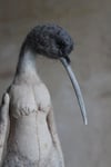 Individual Grey Bird Art Doll Print
