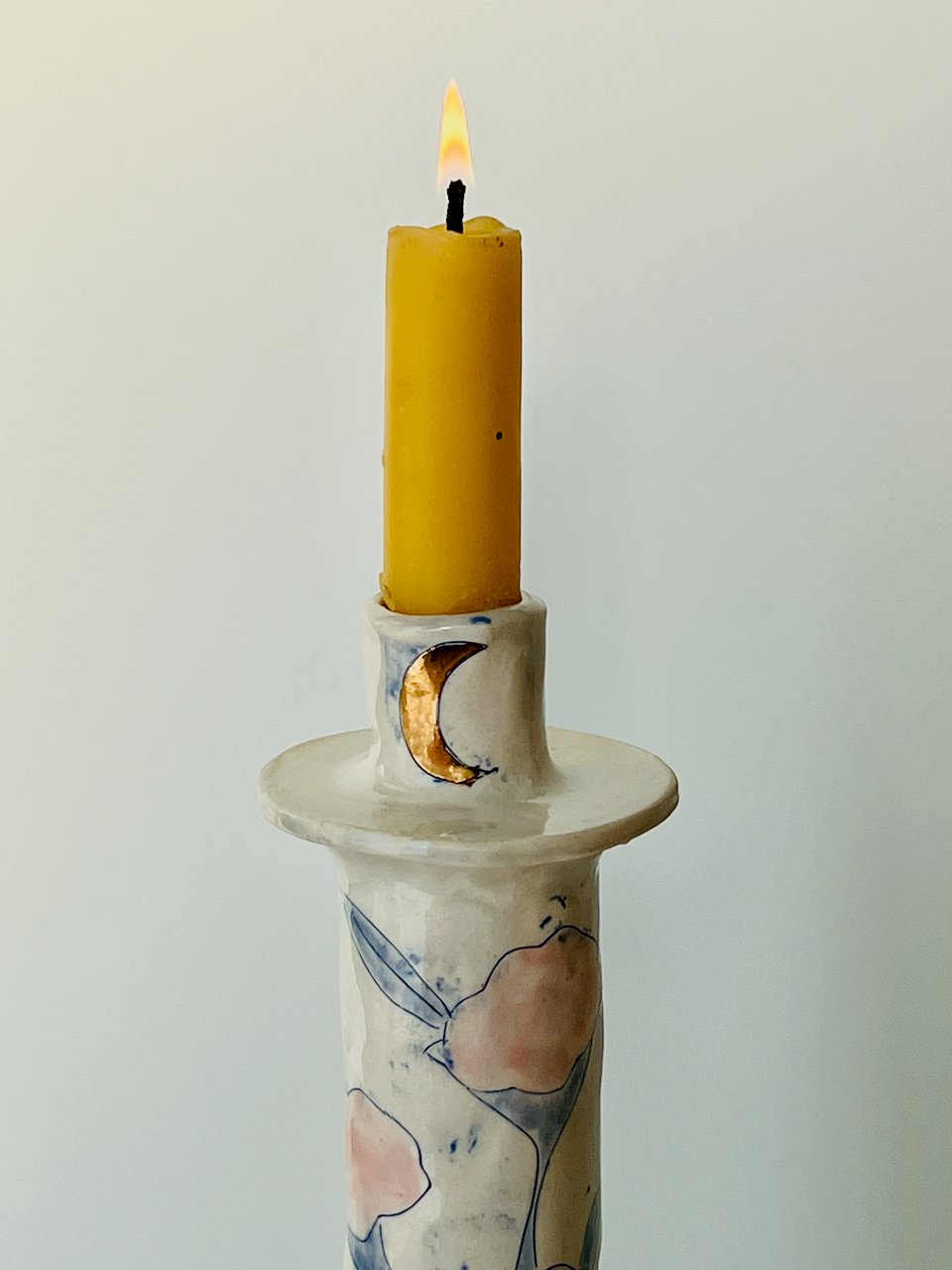 Image of Tall Rose Milkweed Candleholder